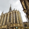 Sainte Chapelle as seen from within the grounds of the Palais de Justice
